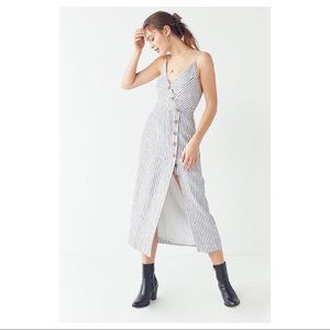 Urban Outfitters Button-Down Linen Midi